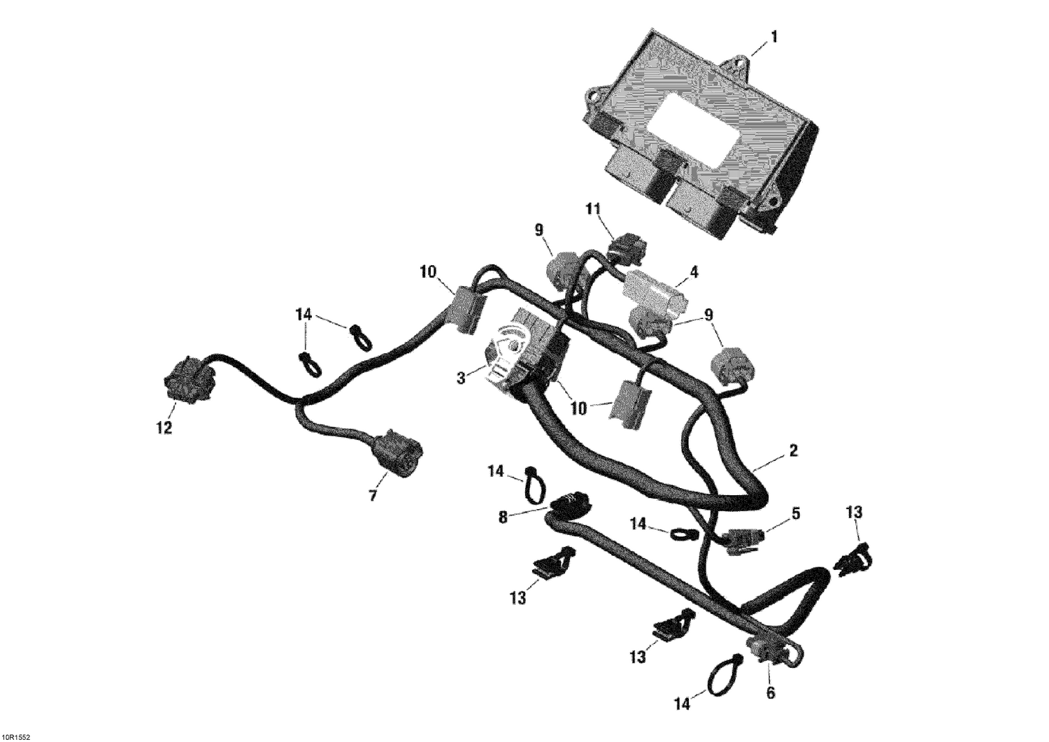 10- Engine Harness And Electronic Module _10R1552