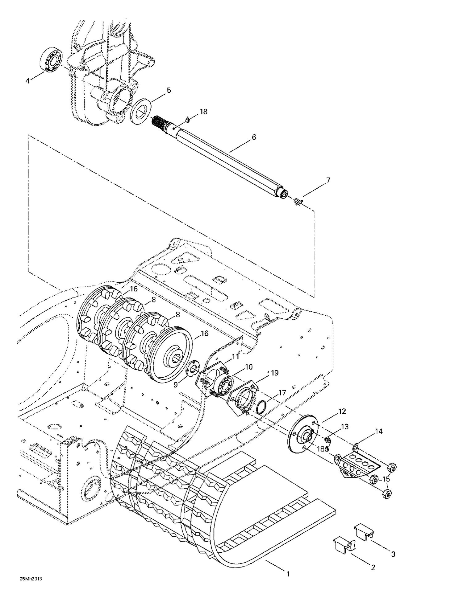 05- Drive Axle And Track