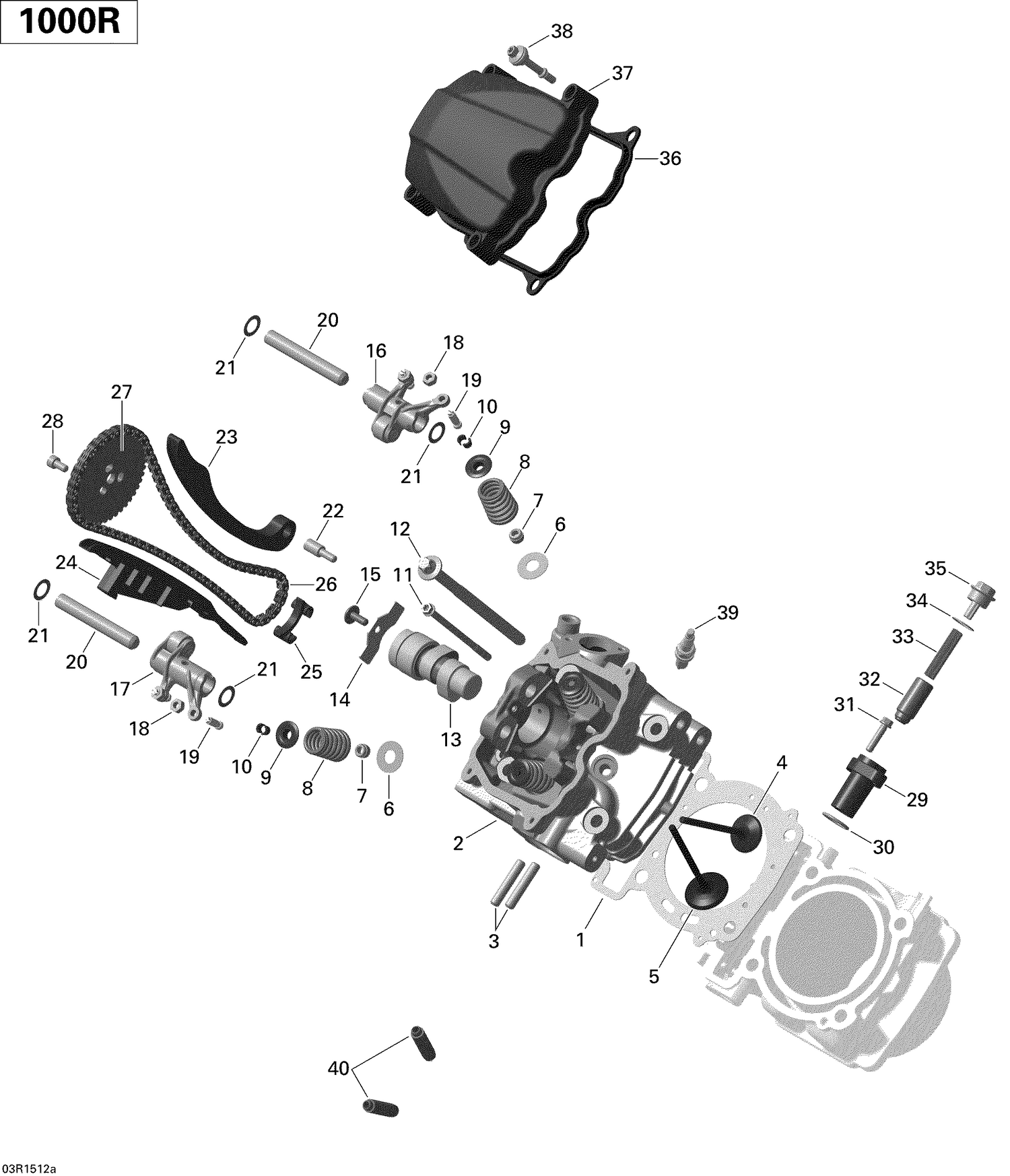 01- Cylinder Head, Front _03R1512a