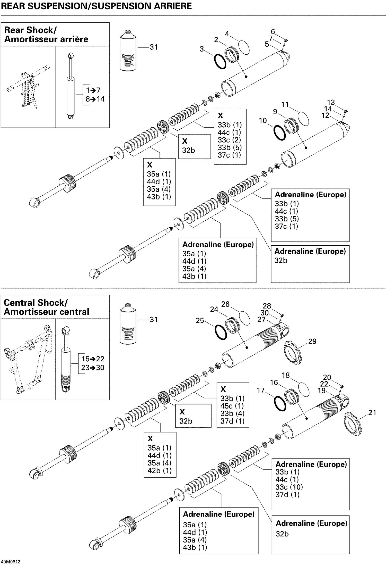 08- Take Apart Shock, Rear 600HO