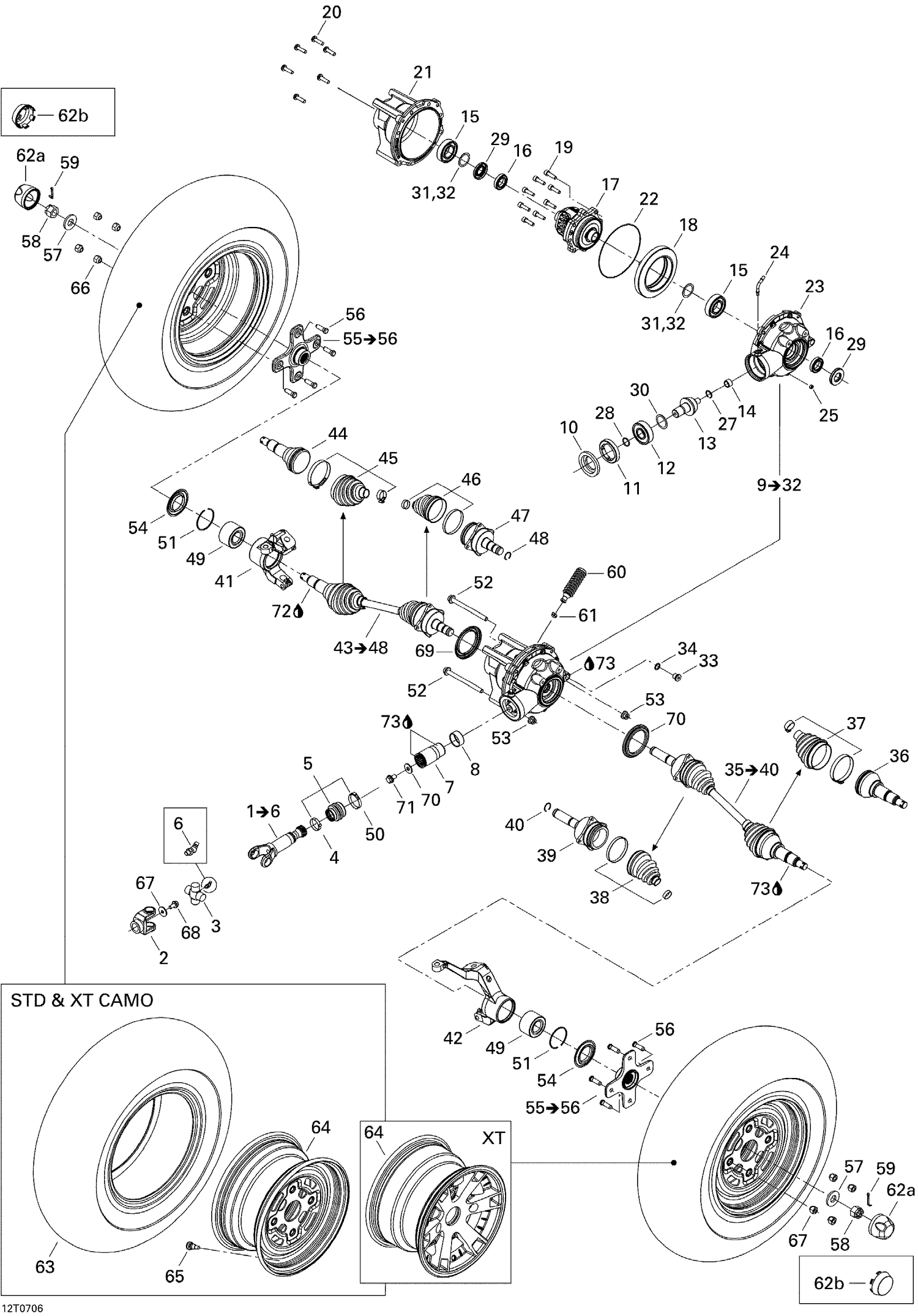 07- Drive System, Front STD