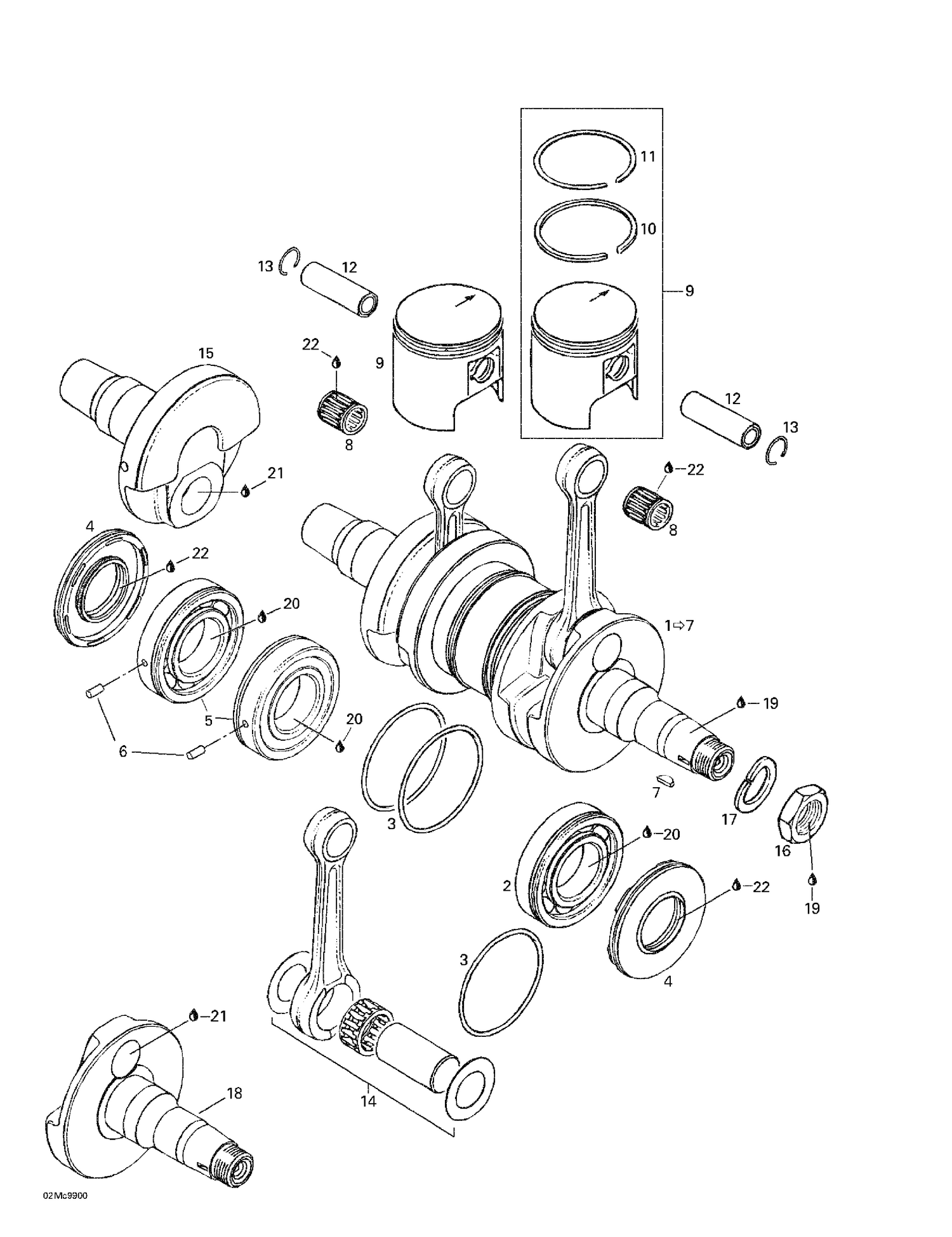 01- Crankshaft And Pistons