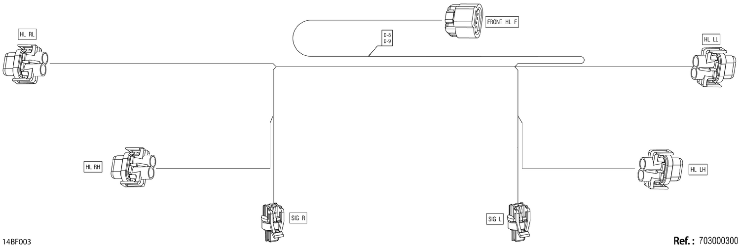 08- Electric - Front Wiring Harness - 710007250