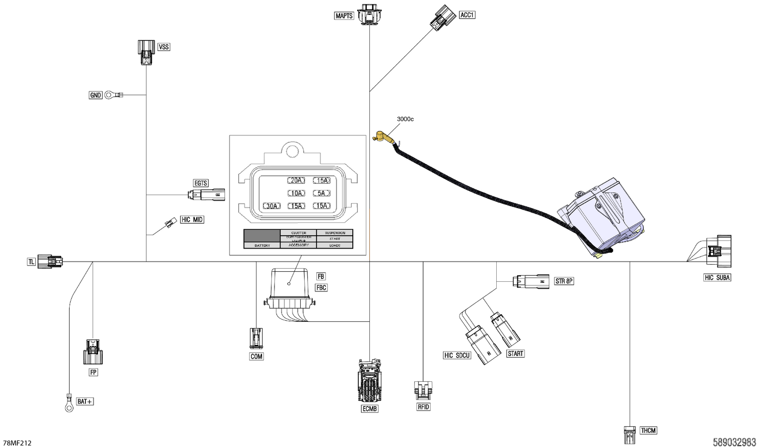 08- Electric - Main Harness - 515179670