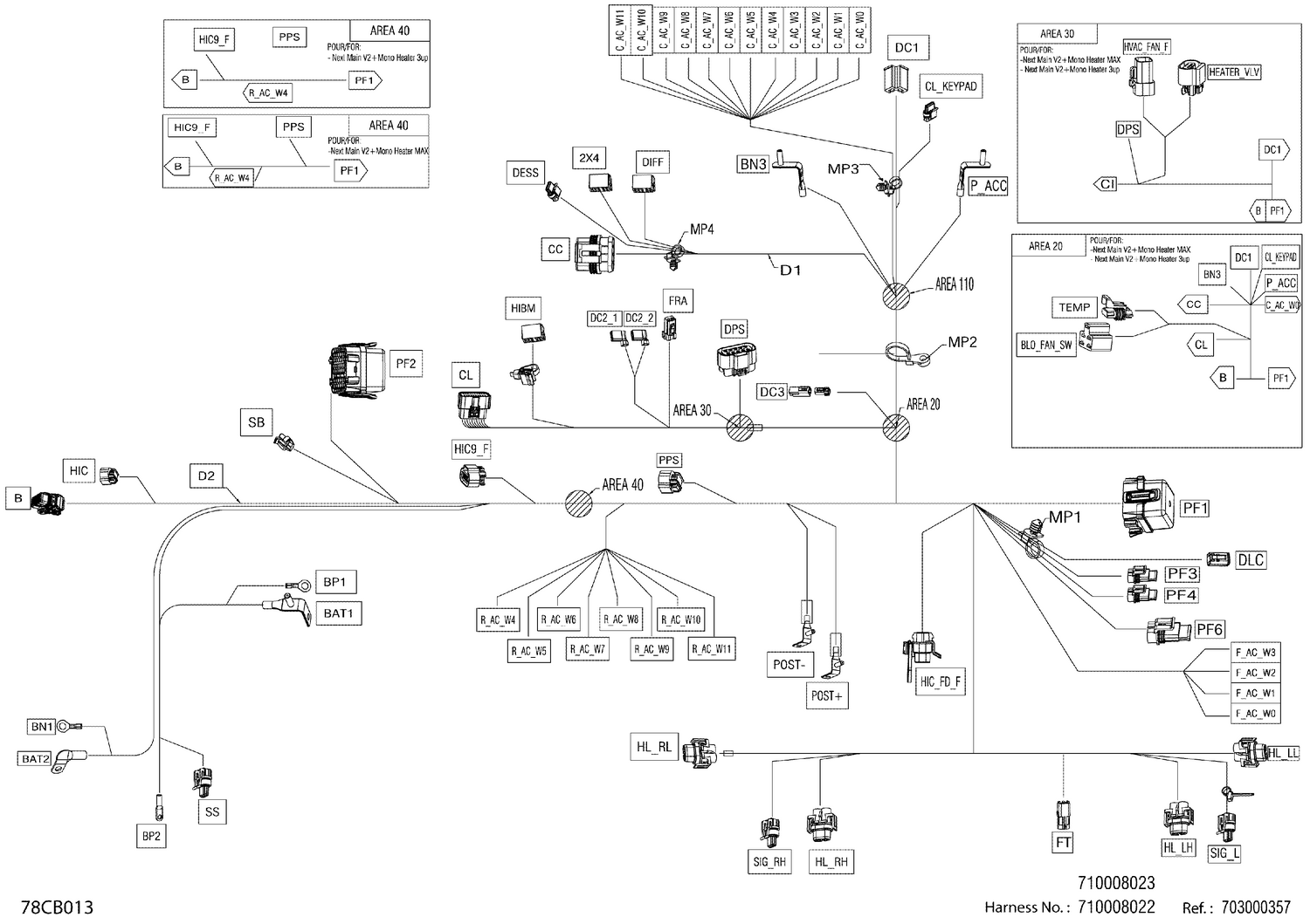 08- Electric - Main Harness - 710008022