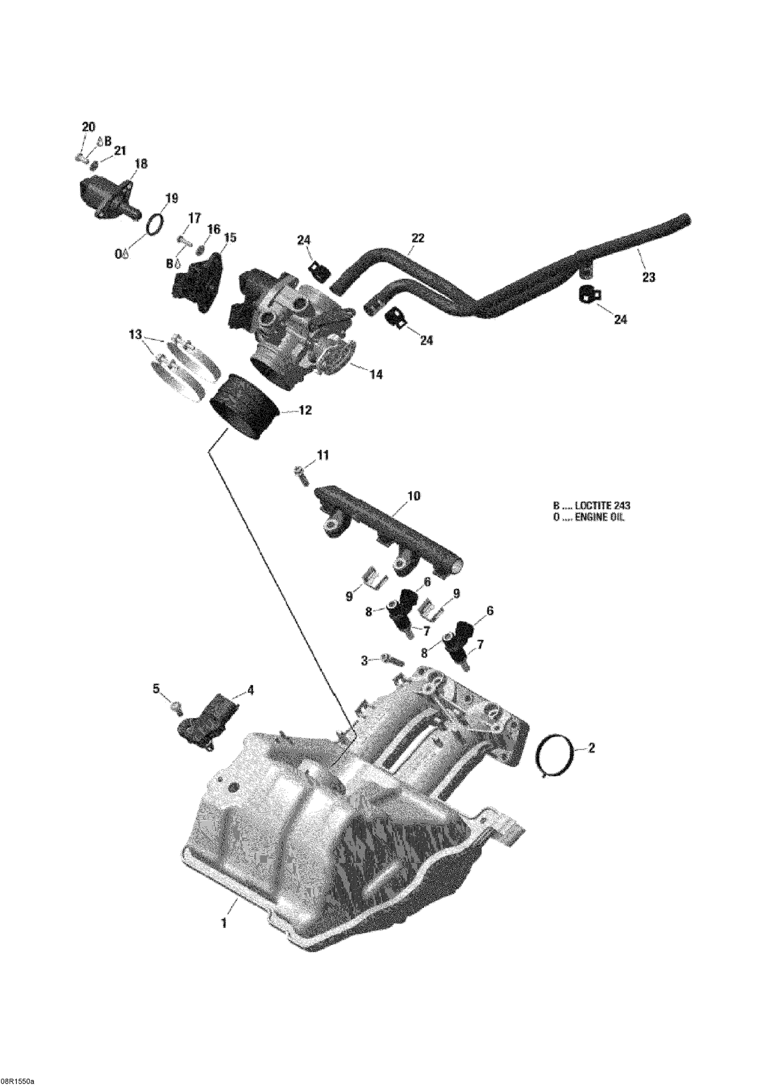 02- Air Intake Manifold _08R1550a