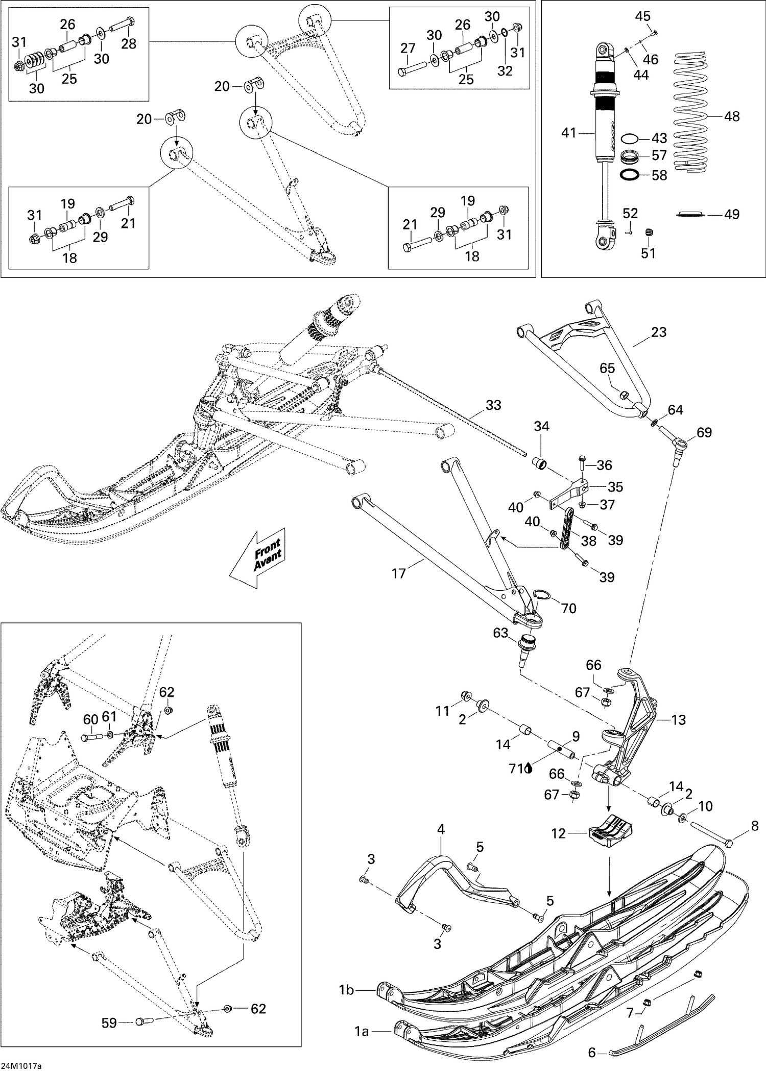 07- Front Suspension And Ski X