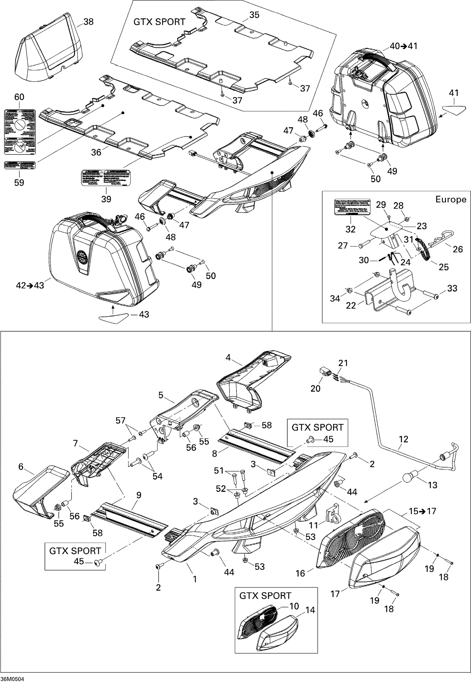 09- Luggage Rack 500SS