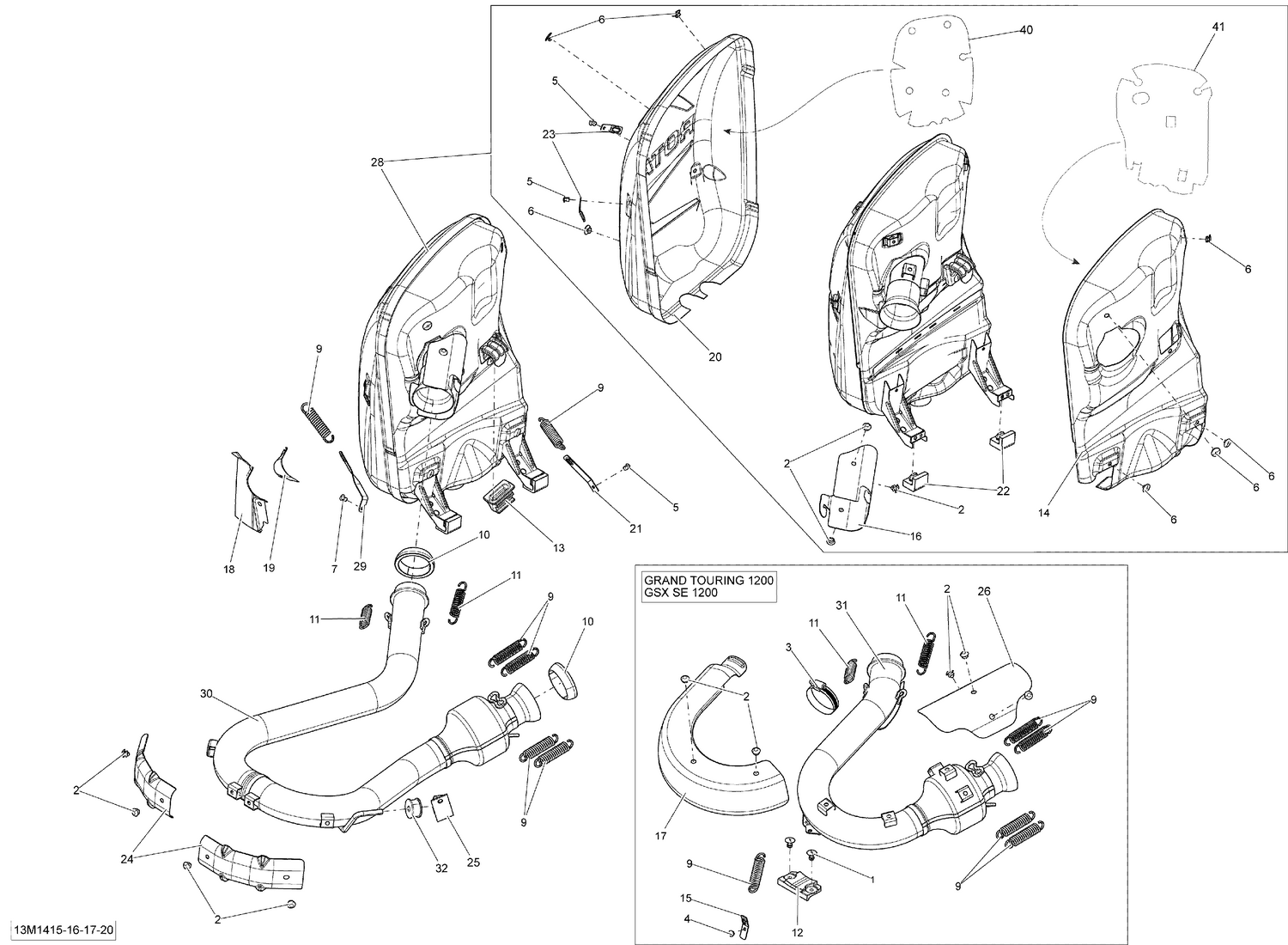 01- Exhaust System _13M1415