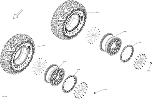 07- Wheels And Tires - Front And Rear - Package Xrc Schematic