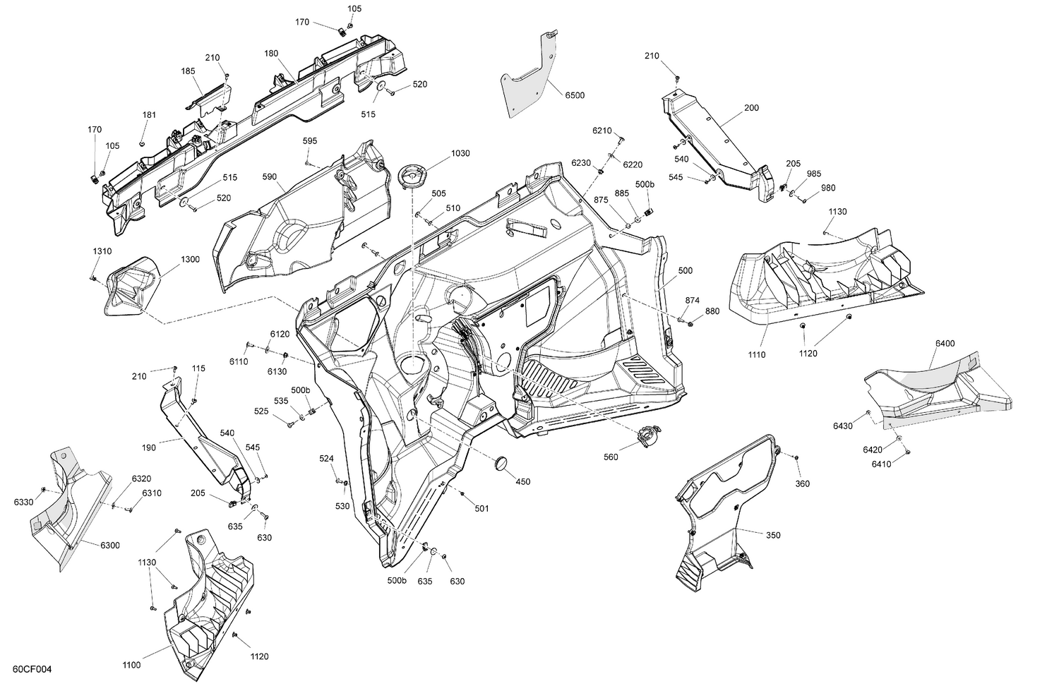 07- Cab Interior - Firewall