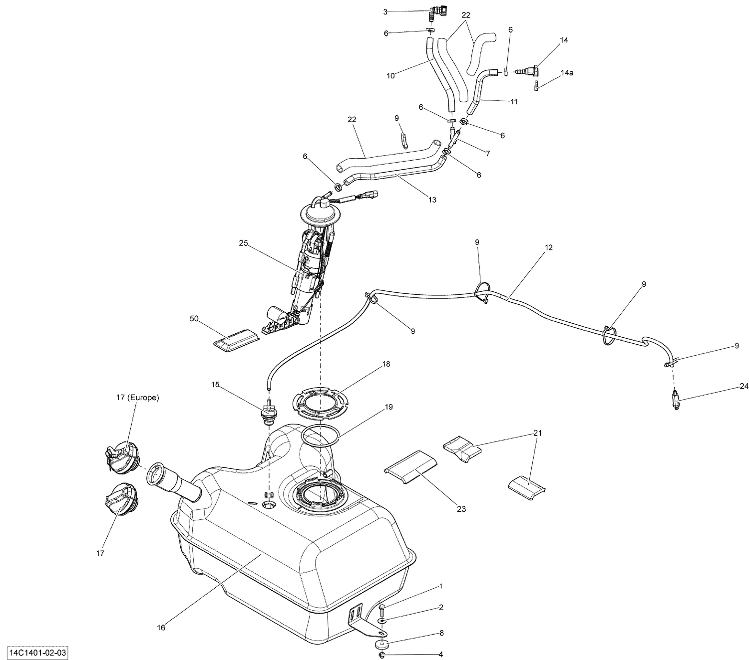 Assembly diagram