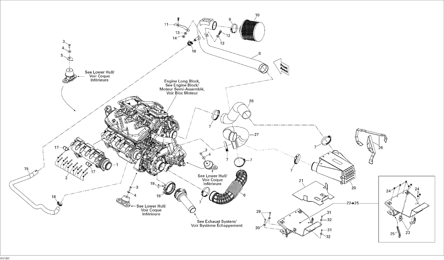 01- Engine And Air Intake Silencer