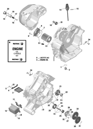 01- Rotax - Engine Lubrication Schematic