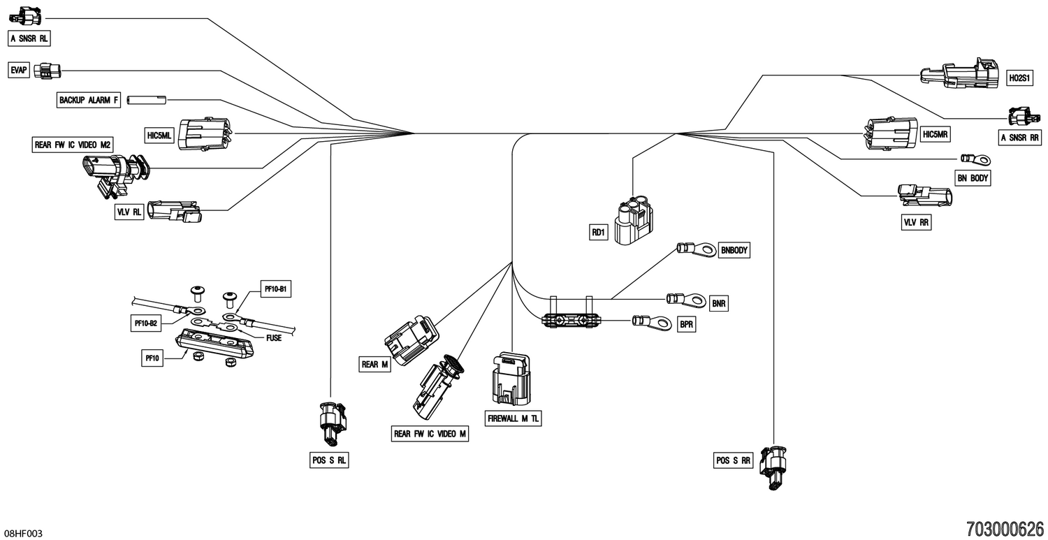 08- Electric - Junction Wiring Harness - 710010774