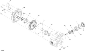 04- Drive - Rear Section - Middle Drive Unit Schematic