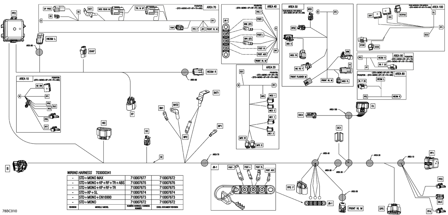 08- Electric - Main Harness - 710008265