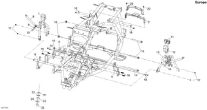 09- Rear Frame North America, International Schematic