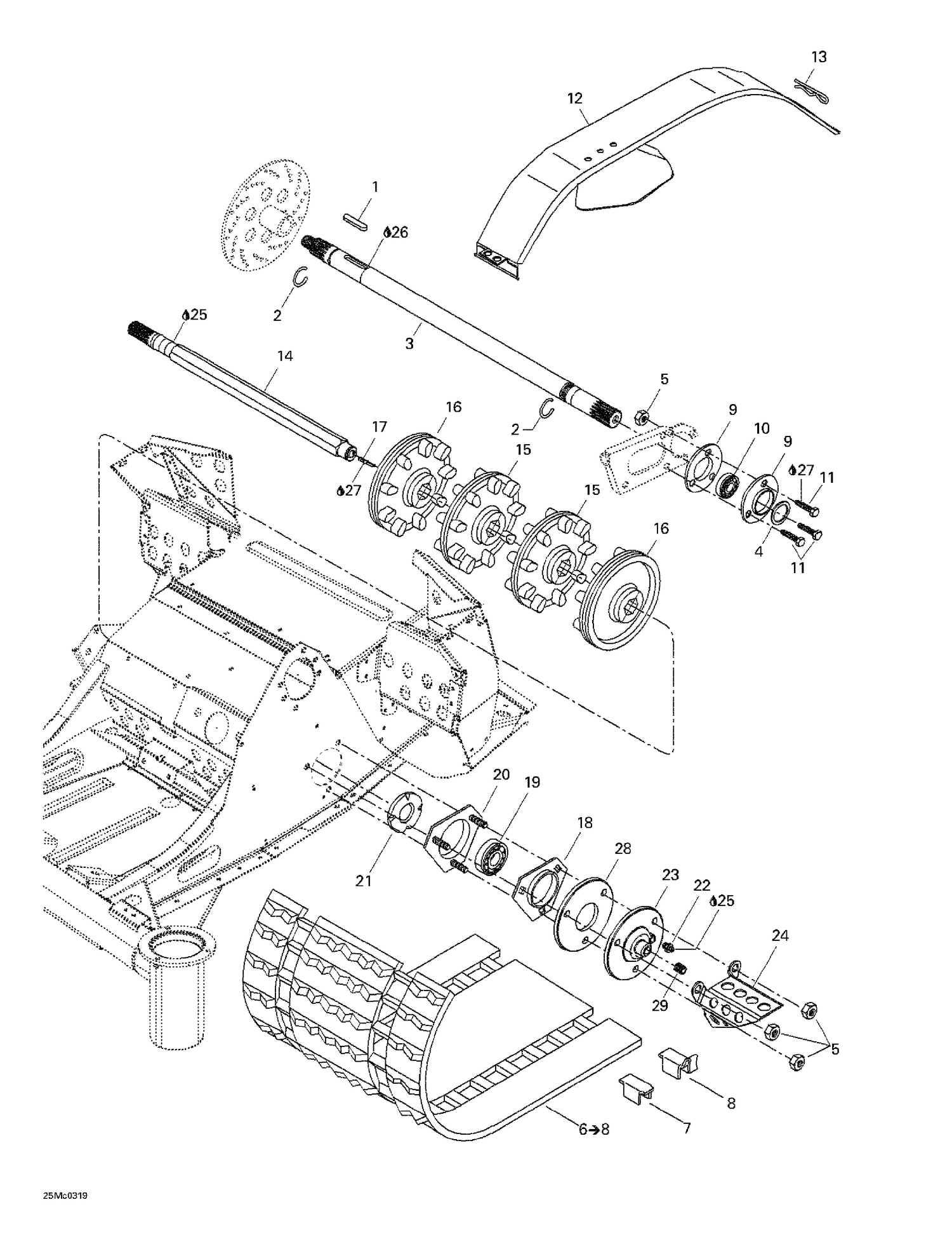 05- Drive Axle And Track