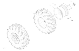 04- Drive - Rear Section - Wheels - Xu+ Schematic