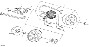 03- Magneto And Electric Starter Schematic