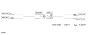 08- Electric - Roof Wiring Harness - 710007047 Schematic