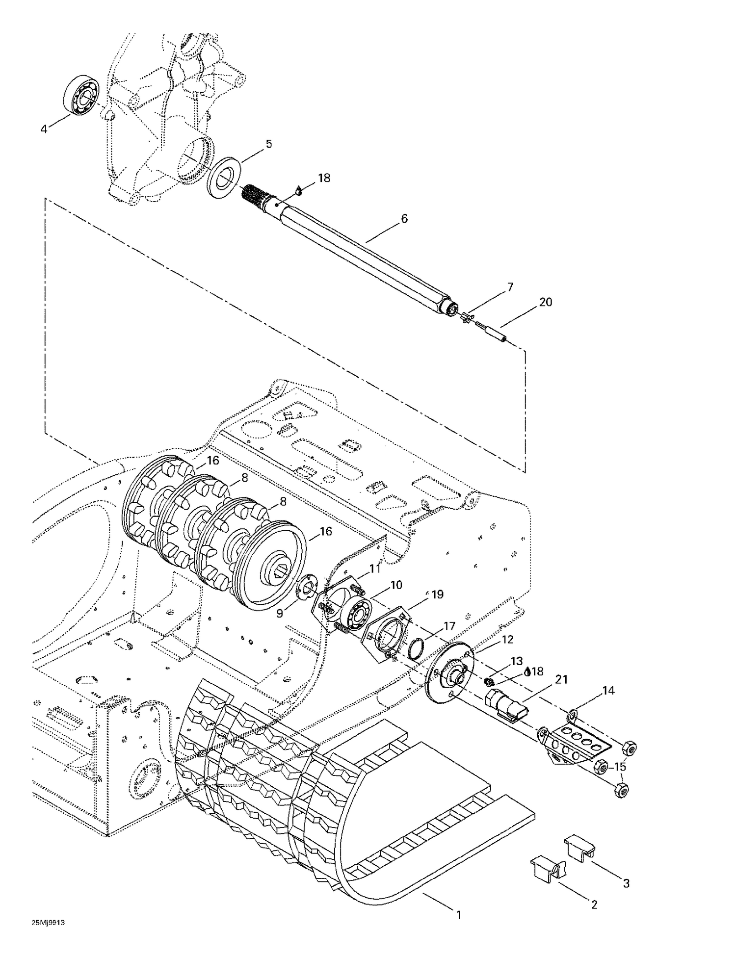 05- Drive Axle And Track