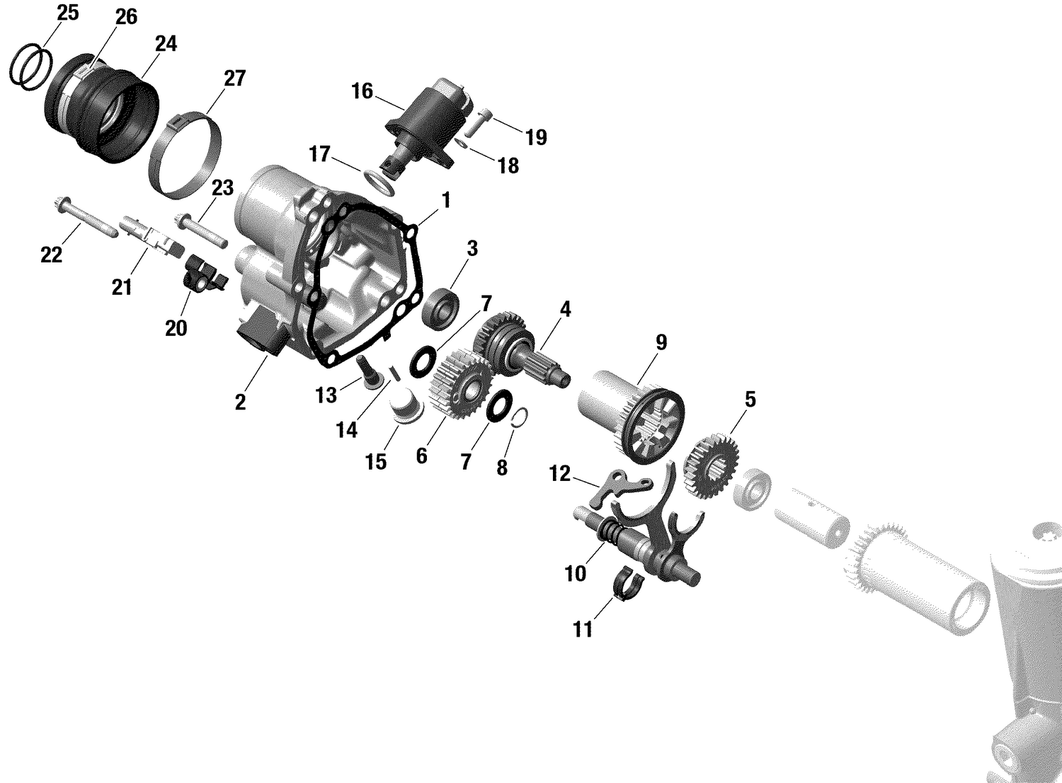 01- Rotax - IDF Gearbox