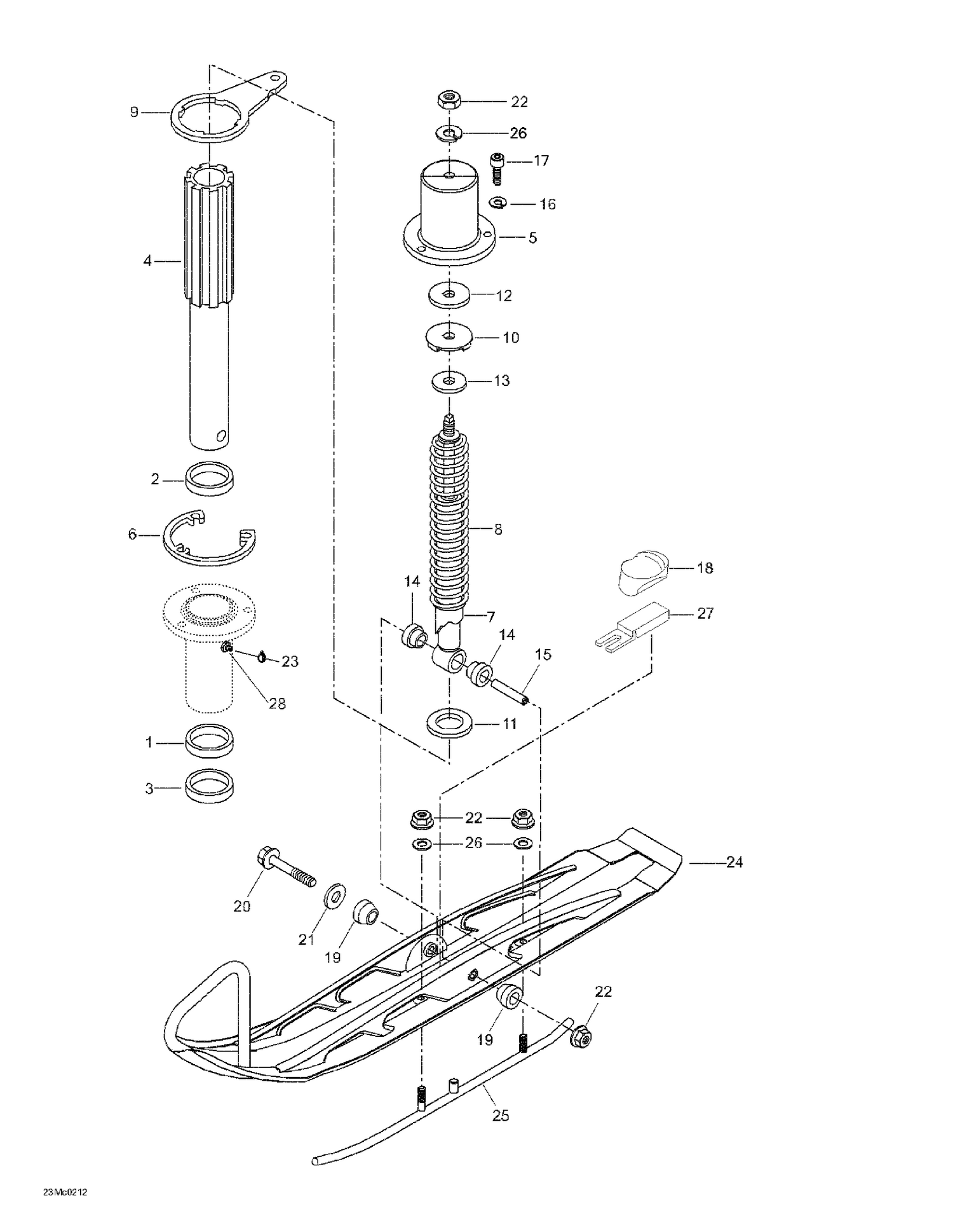 07- Front Suspension And Ski