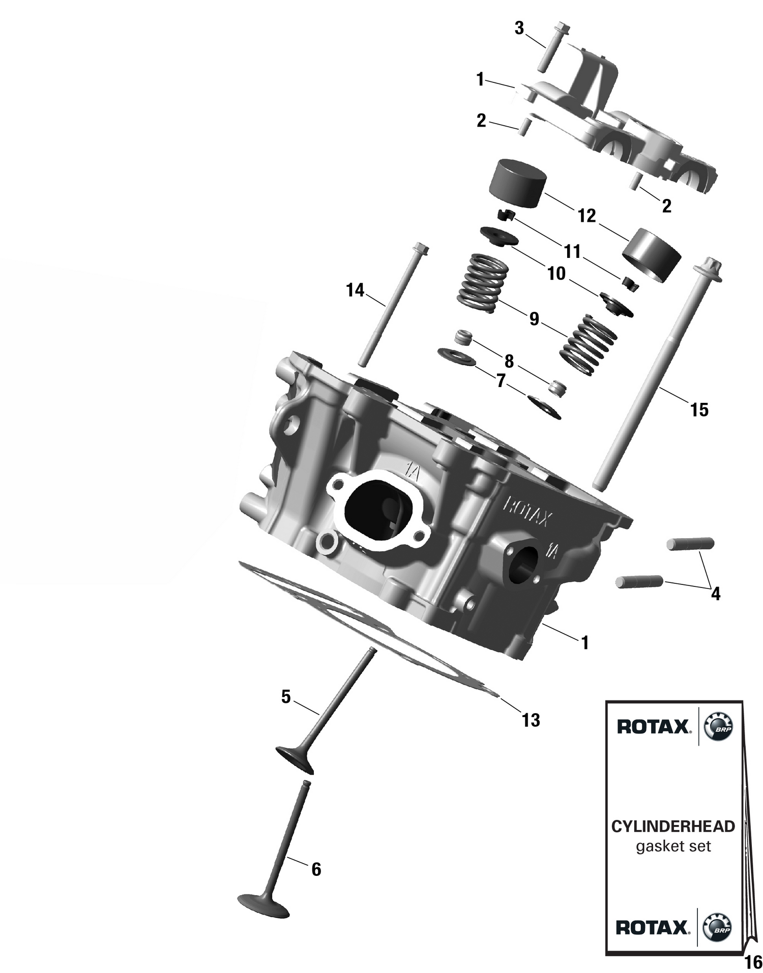 01- ROTAX - Cylinder Head