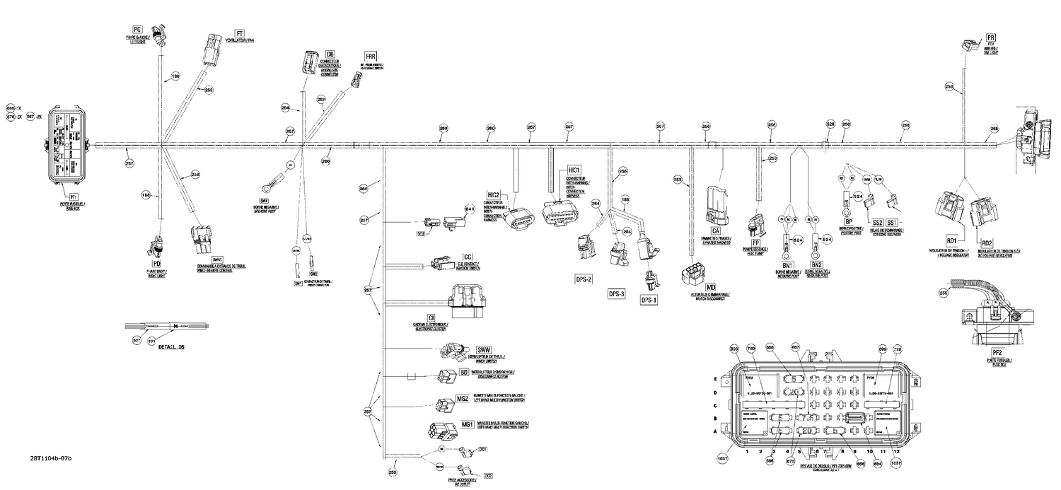 10- Main Harness XT, XTP