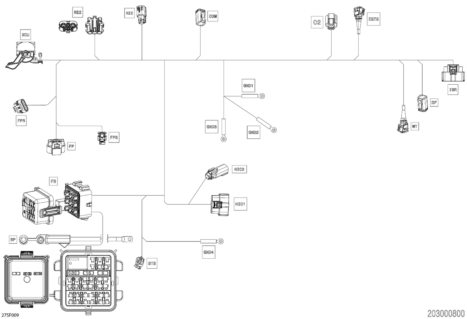 02- Electric - Main Harness - 278004730
