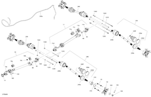 04- Drive - Rear Section - Common Parts Schematic
