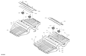 07- Cab Interior - Floor Schematic