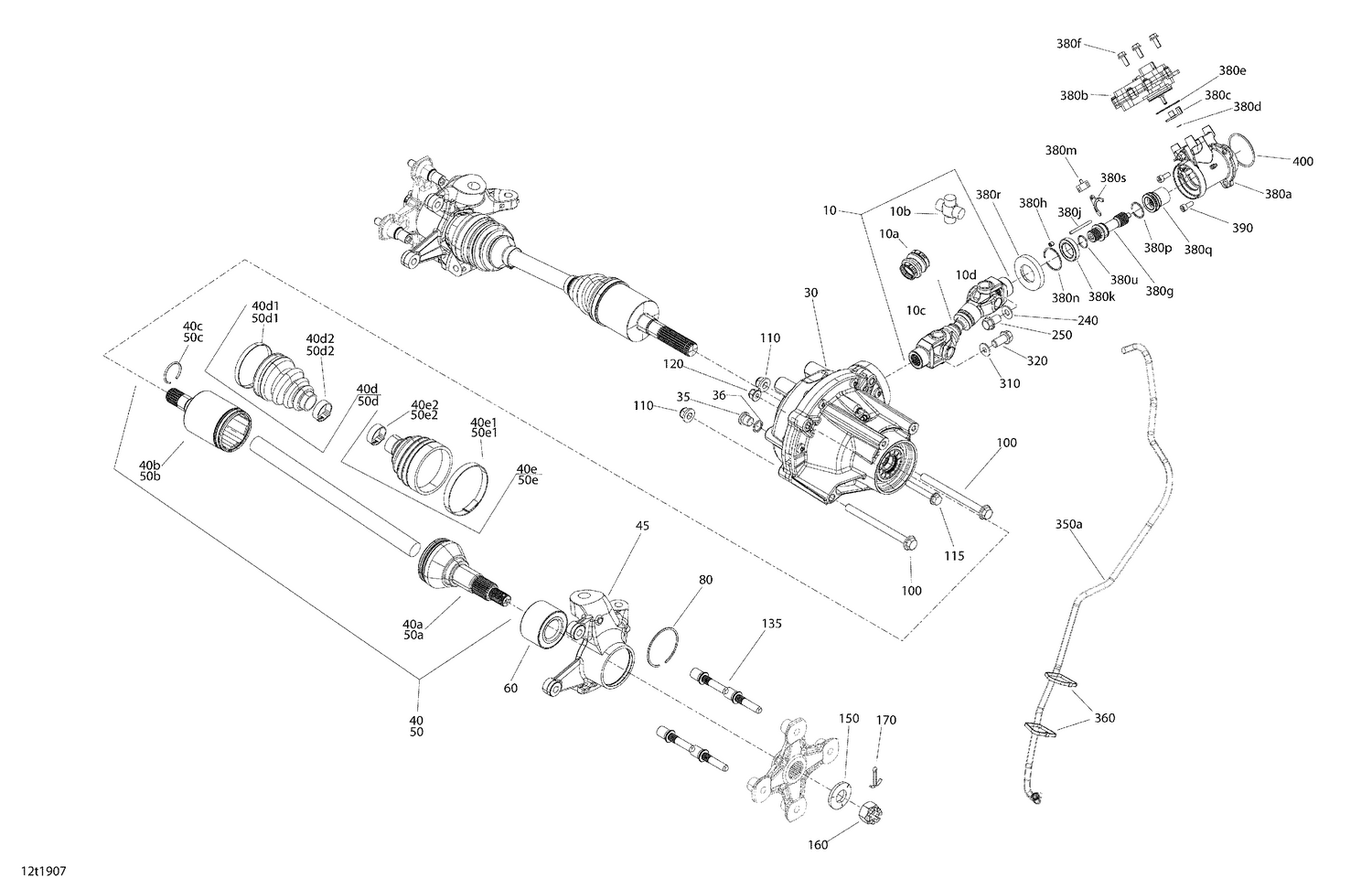 07- Front Drive - 6X6 - Common Parts