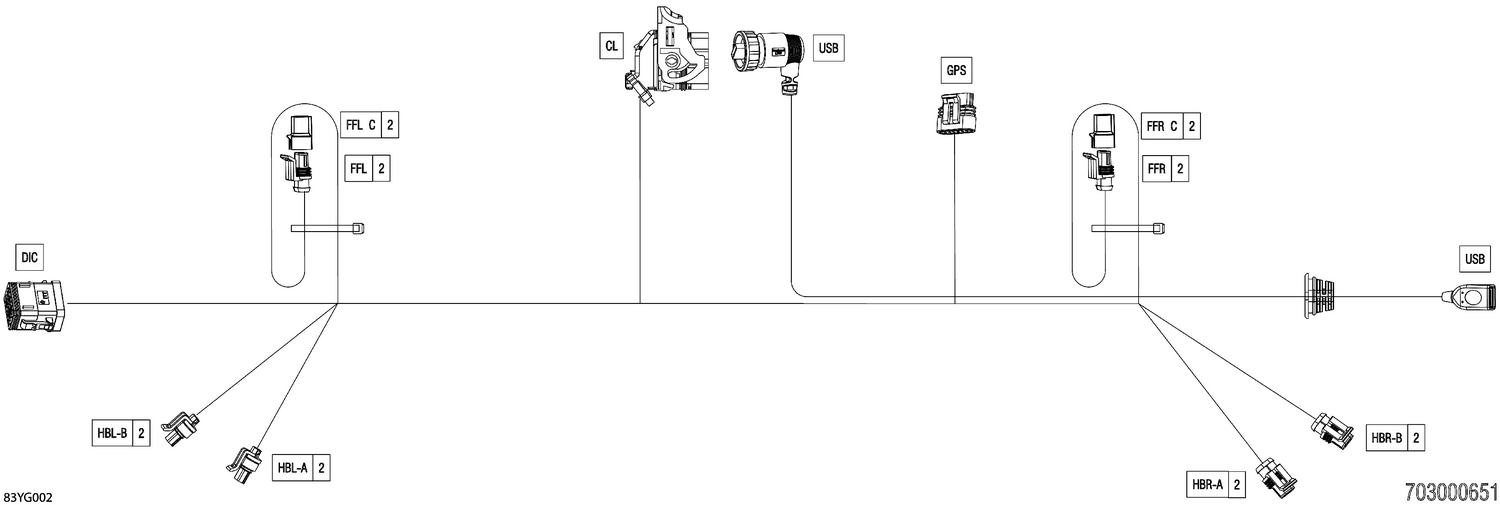 08- Electric - Console Wiring Harness - 710011105