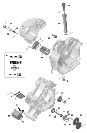 01- Rotax - Engine Lubrication Schematic