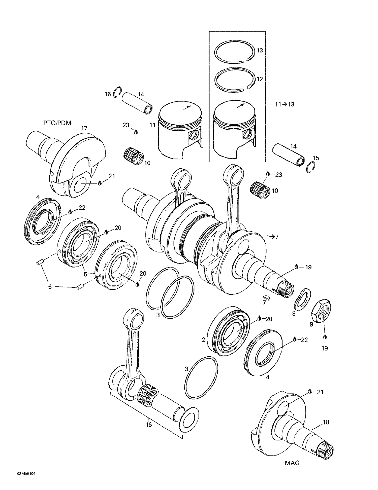 01- Crankshaft And Pistons