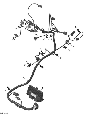 10- Engine Harness And Electronic Module Schematic