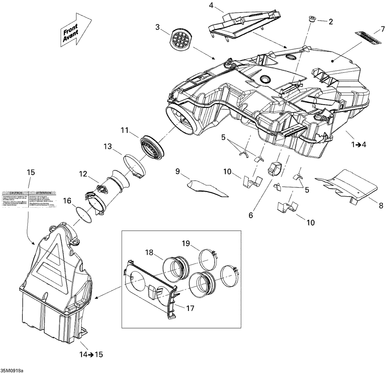02- Air Intake System 600 HO