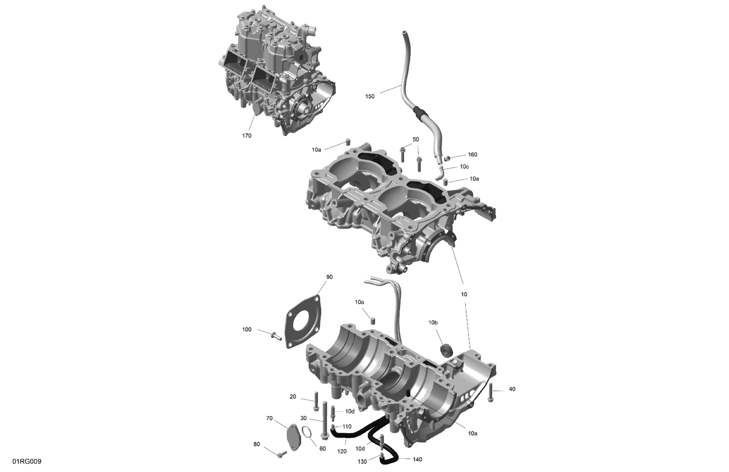 01- ROTAX - Crankcase