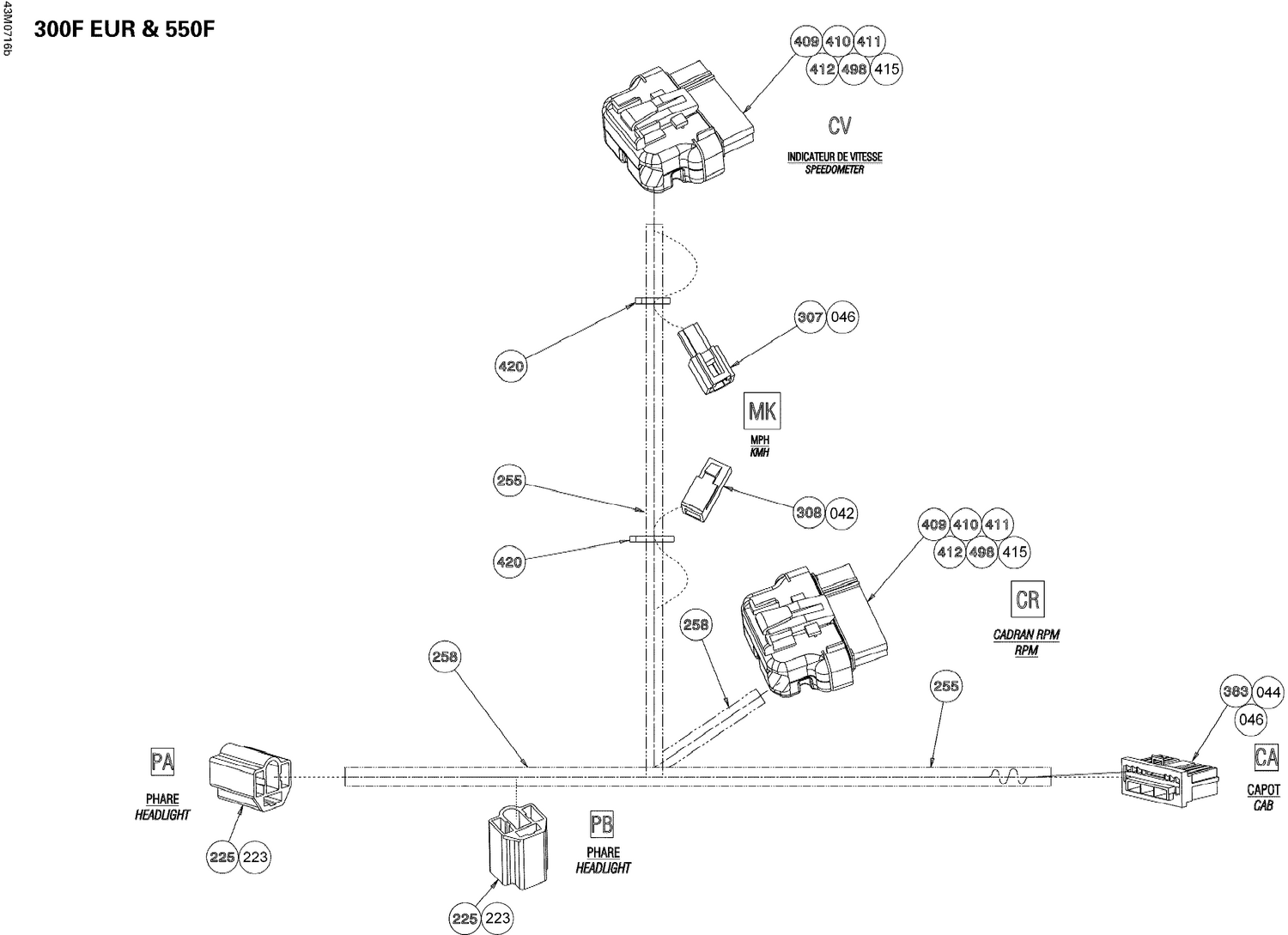 10- Electrical Harness Hood, EUR