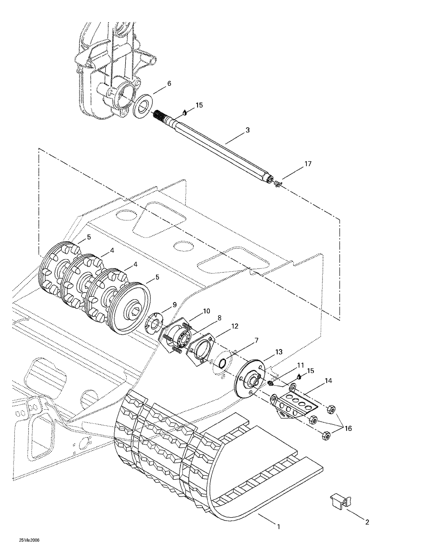 05- Drive Axle And Track