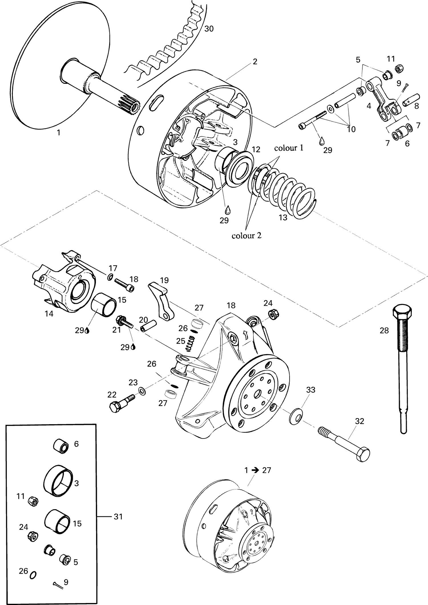 05- Drive Pulley Formula Z