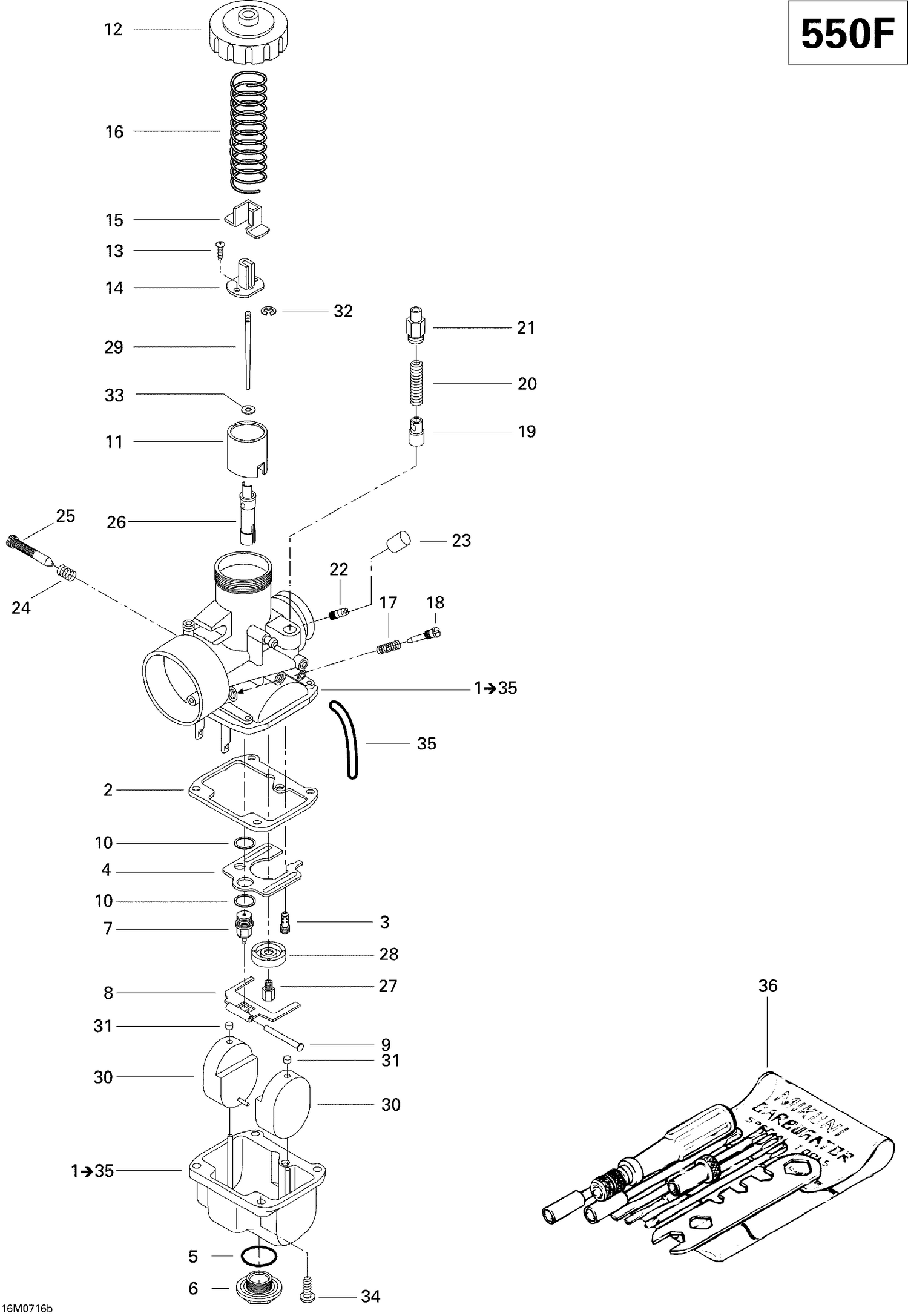 02- Carburetor 550F