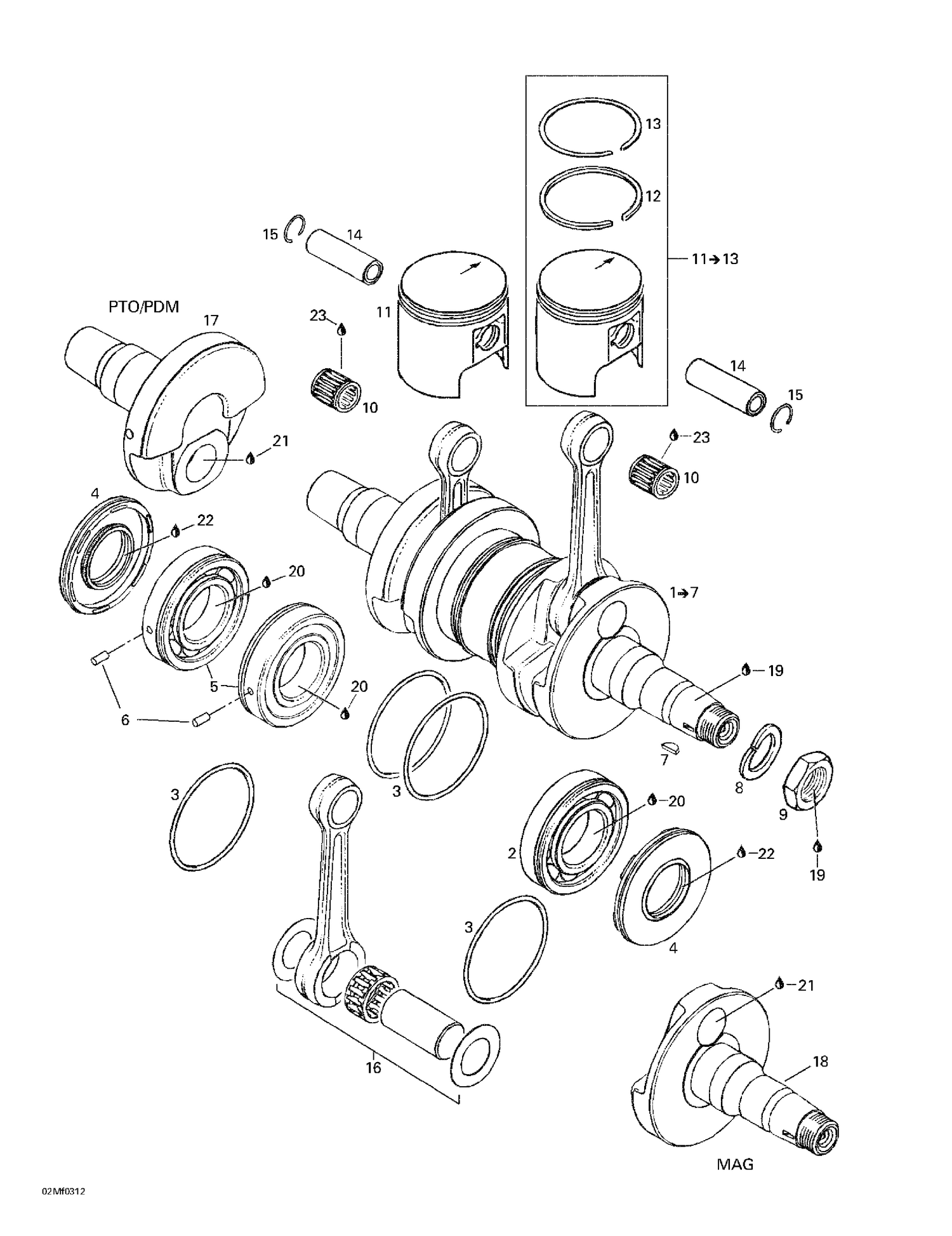 01- Crankshaft And Pistons