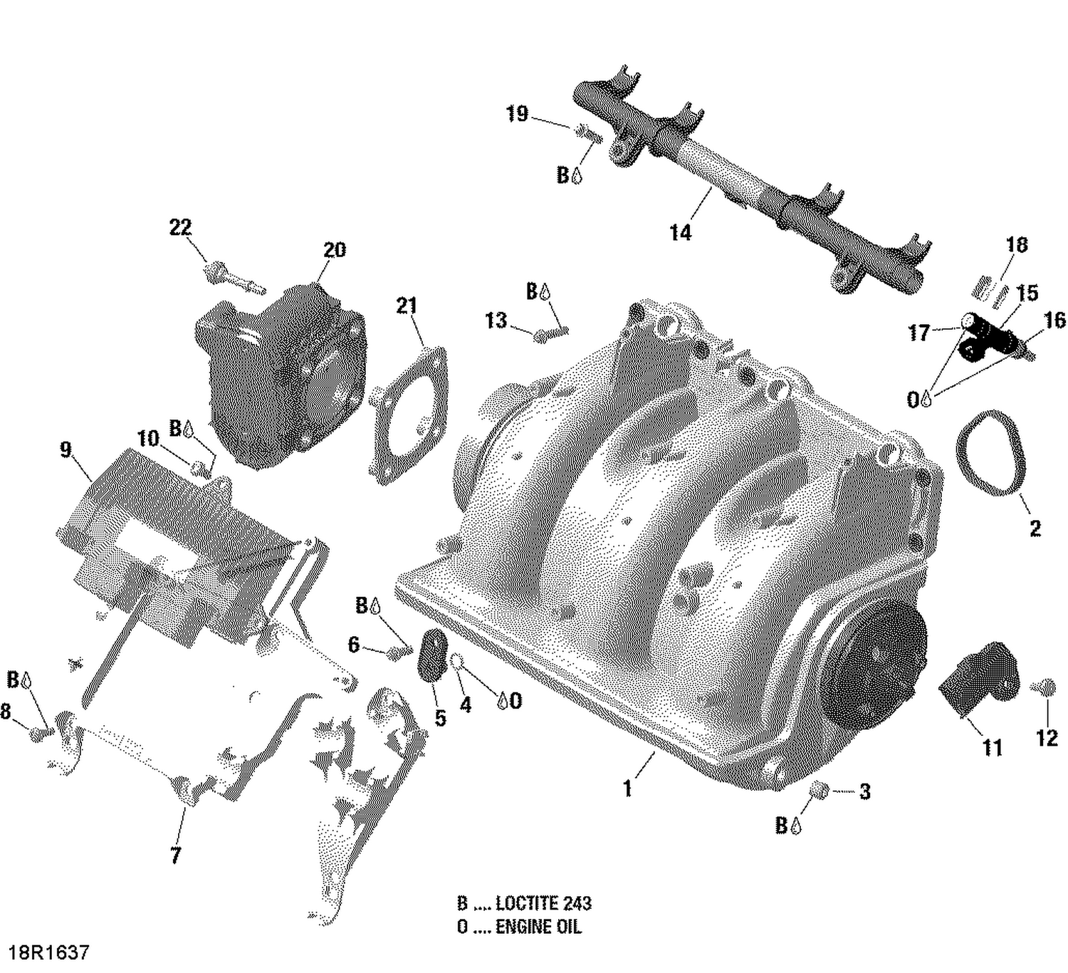 02- Air Intake Manifold And Throttle Body - 300