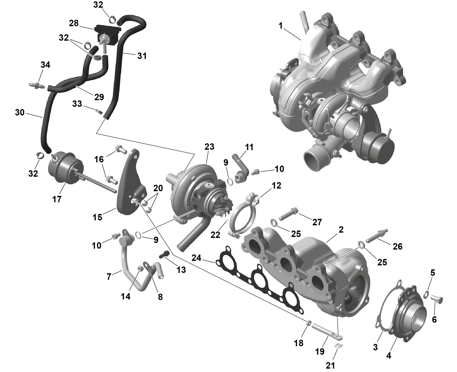 01- ROTAX - Turbocharger