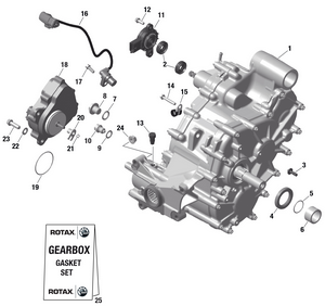 01- Rotax - Gearbox Assy Schematic