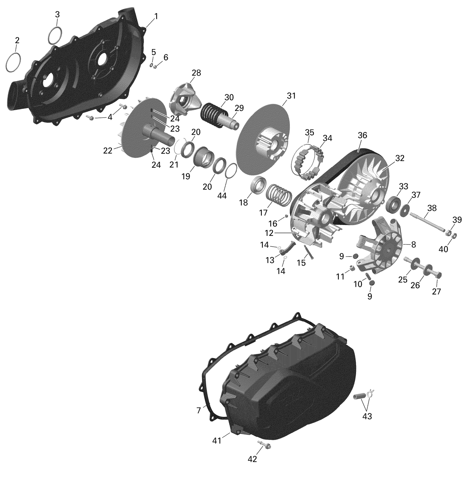 01- ROTAX - Transmission; - C